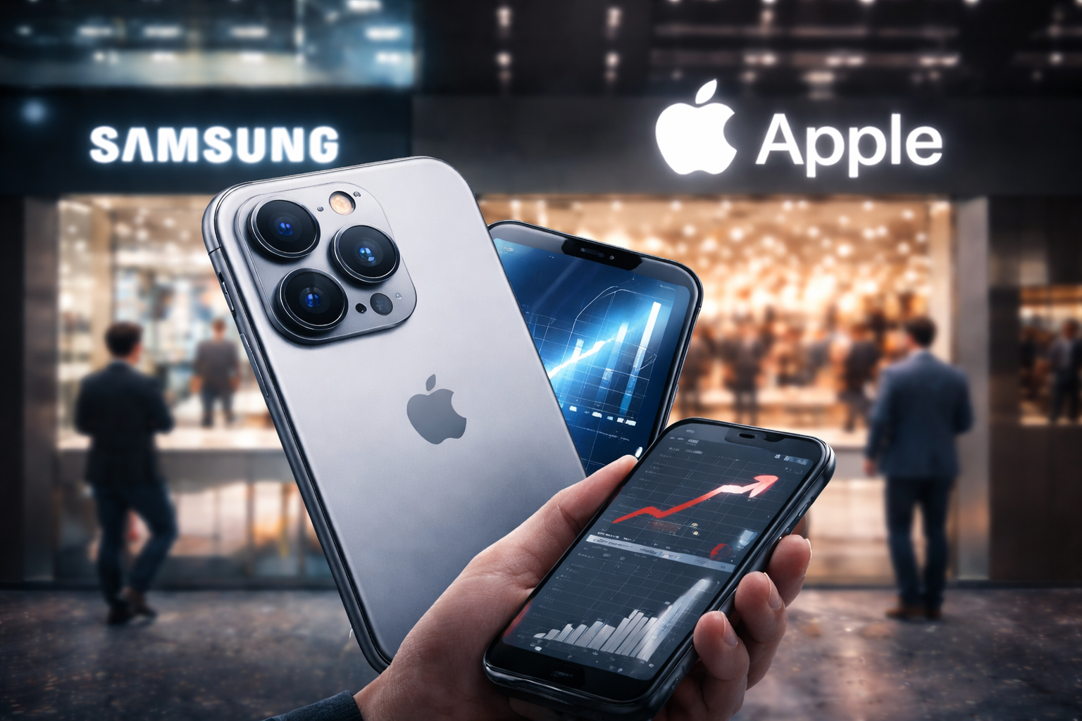 Smartphones : le marché cale, Apple avance et prend la 1ère place au T1 2026